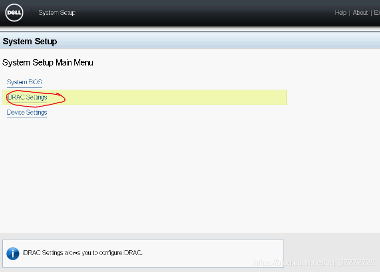 iDRAC Settings