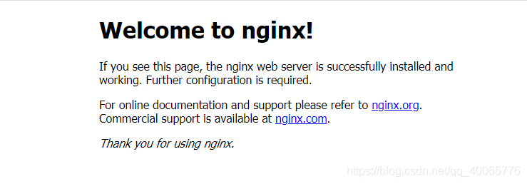 nginx首頁