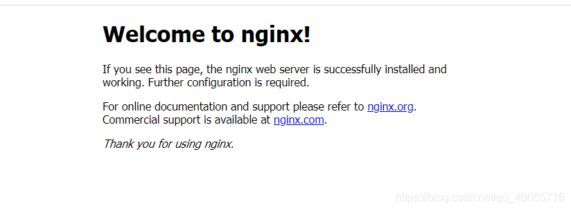 nginx首頁