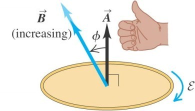 ▲ 產生正向感應電動勢方向