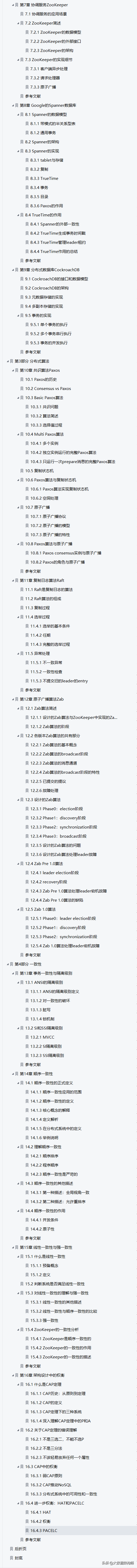 硬核!萬字神文精解高并發高可用系統實戰,分布式系統一致性檔案