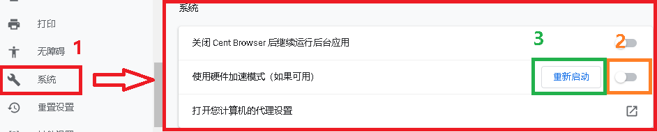 谷歌內核瀏覽器禁用硬體加速