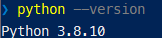 Python版本