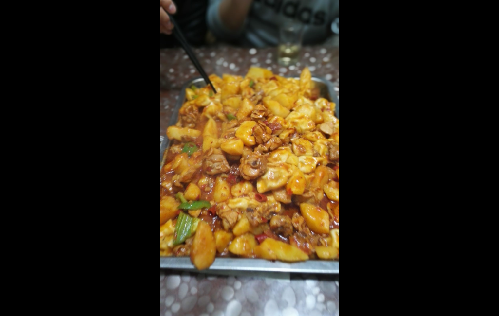 大份雞肉燜餃子