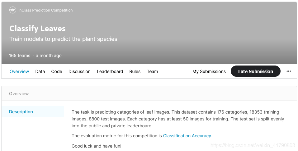 比賽2-Classify Leaves