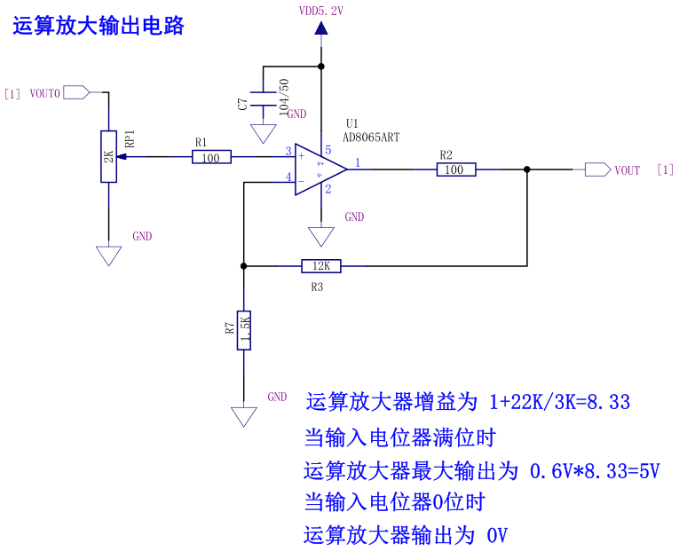 運算放大輸出電路