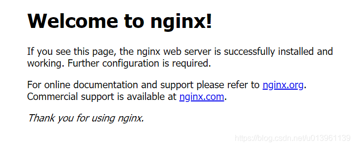 Welcome to nginx!