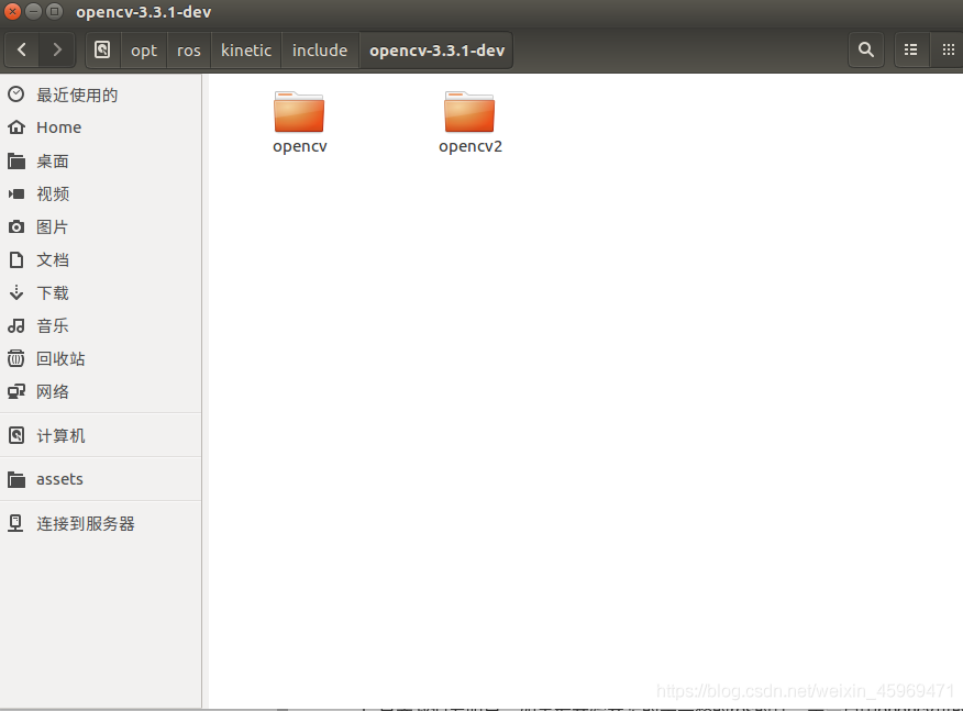 ros自帶的opencv