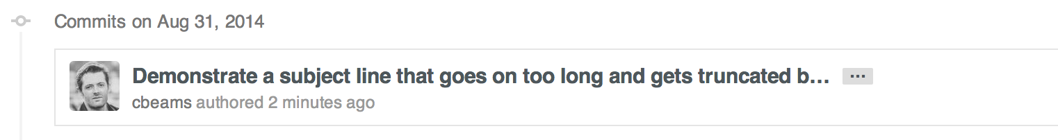 圖3 GitHub 的字數超限截斷