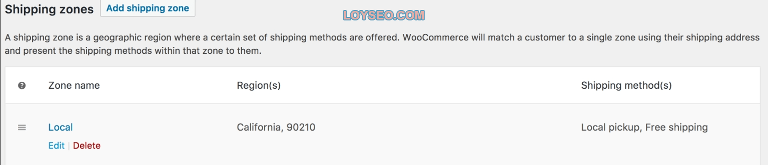 image 8 - 如何在WooCommerce中設定運費(免費功能) image 8 - 如何在WooCommerce中設定運費(免費功能)