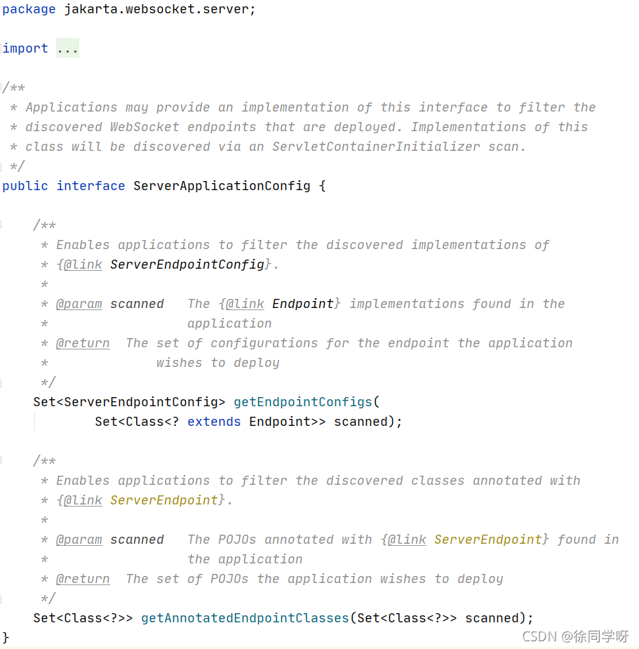 ServerApplicationConfig
