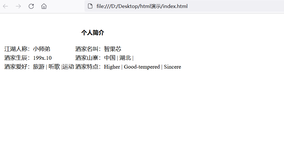 顯示效果