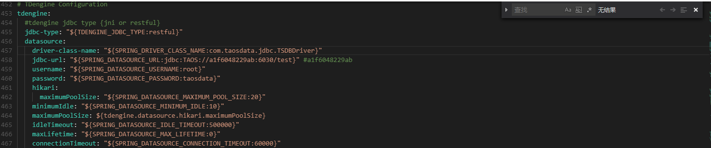 Thingsboard集成TDengine說明檔案