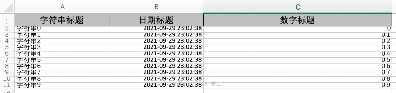 定義行高、列寬