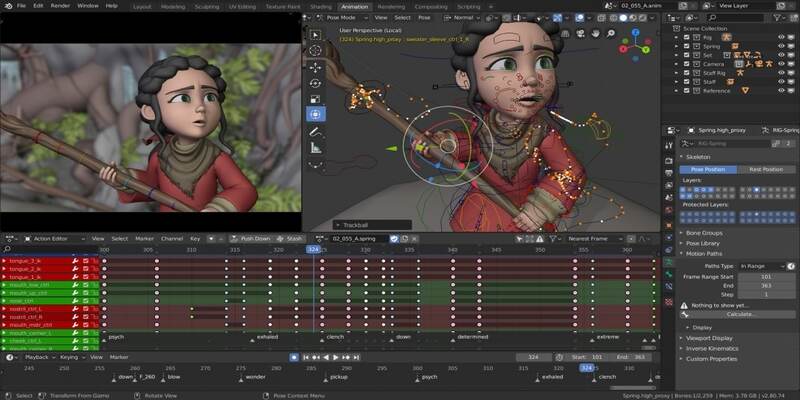 Blender – 最好的免費3D影片軟體