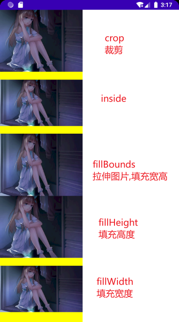 contentScale各種效果