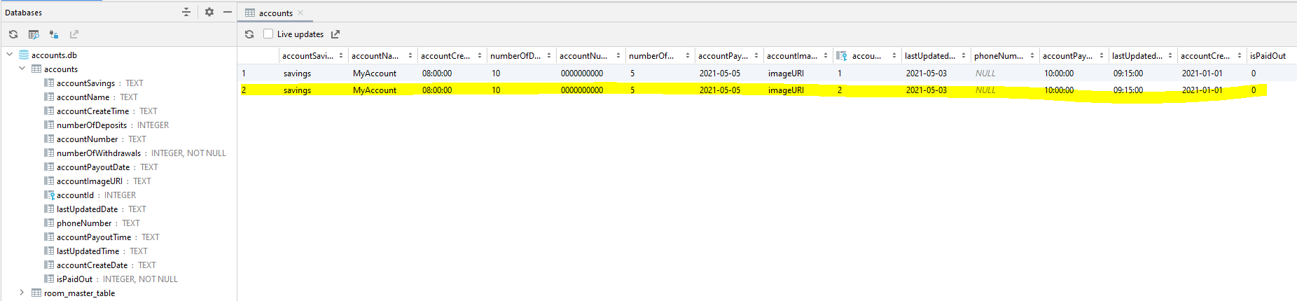 在使用房間版本 2.4.0-alpha01 中可用的當前自動遷移功能的同時向現有房間資料庫添加一列