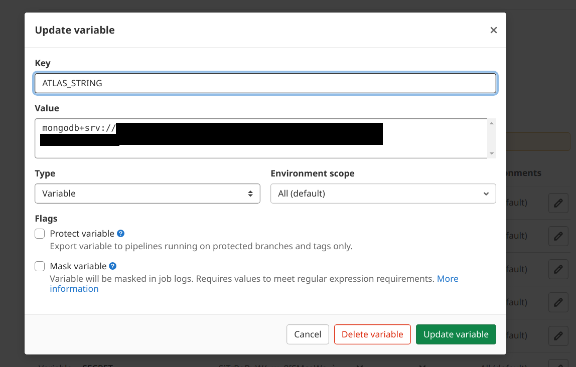 帶有 maven 的 gitlab CI/CD 不會在 application.properties 中設定環境變數