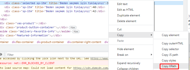 如何使用python selenium按文本查找div元素？