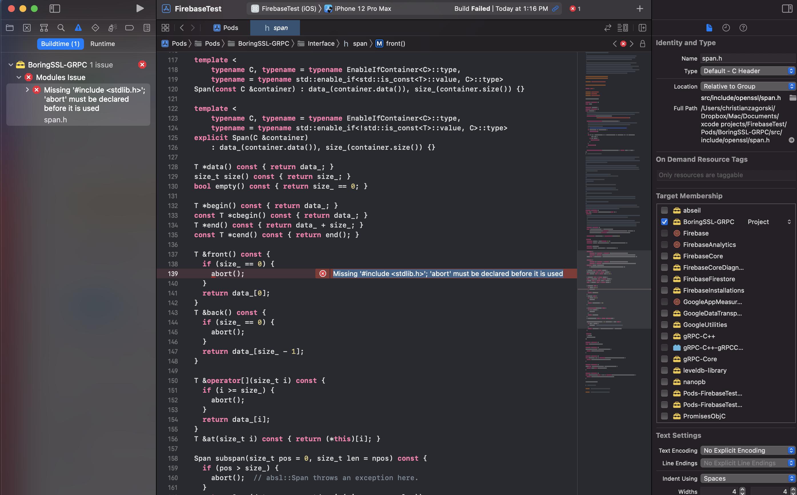 為什么使用 Swift 5.5 工具鏈的 Firebase Firestore 會產生錯誤？