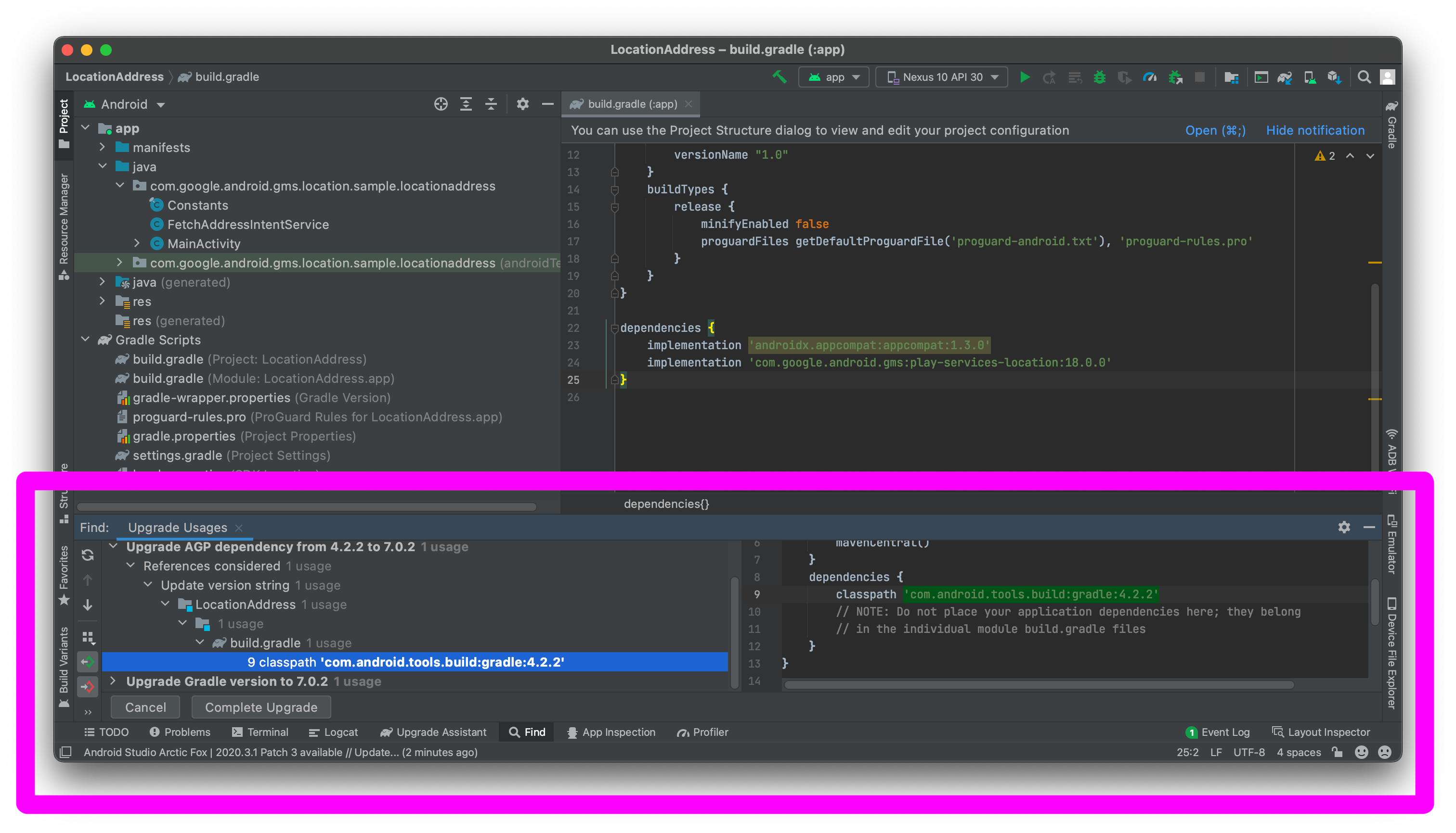 Android gradle 插件更新至 7.0 版