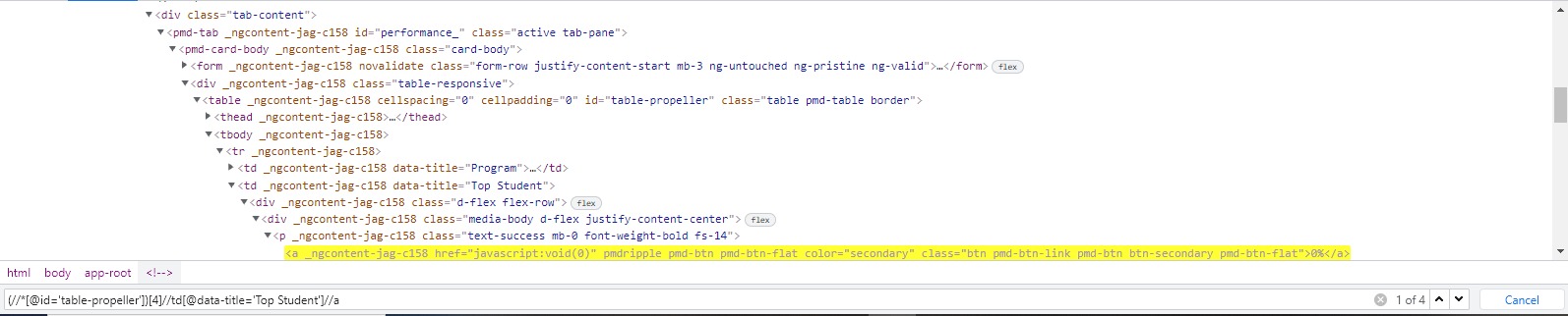 盡管 xpath 準確，但無法單擊元素