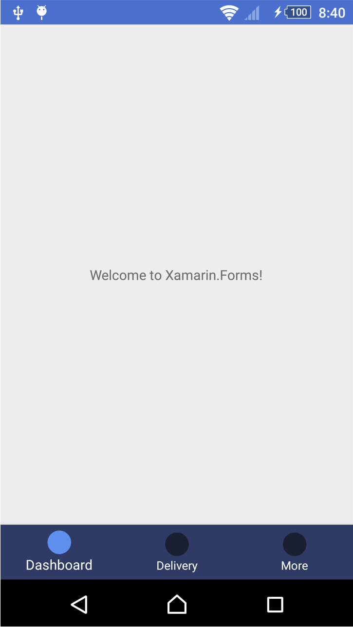 在 Xamarin C# android 中將選項卡式工具列放置到底部時未顯示圖示，它在添加底部傳輸代碼之前作業