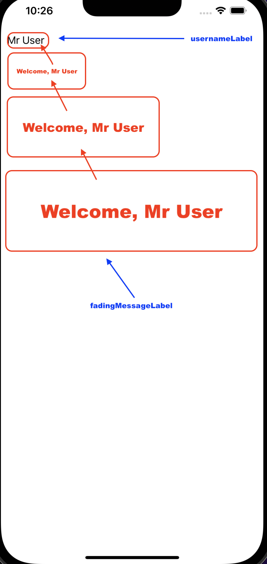 在保存 UIViewController 中將 UILabel 從一個位置影片到另一個位置