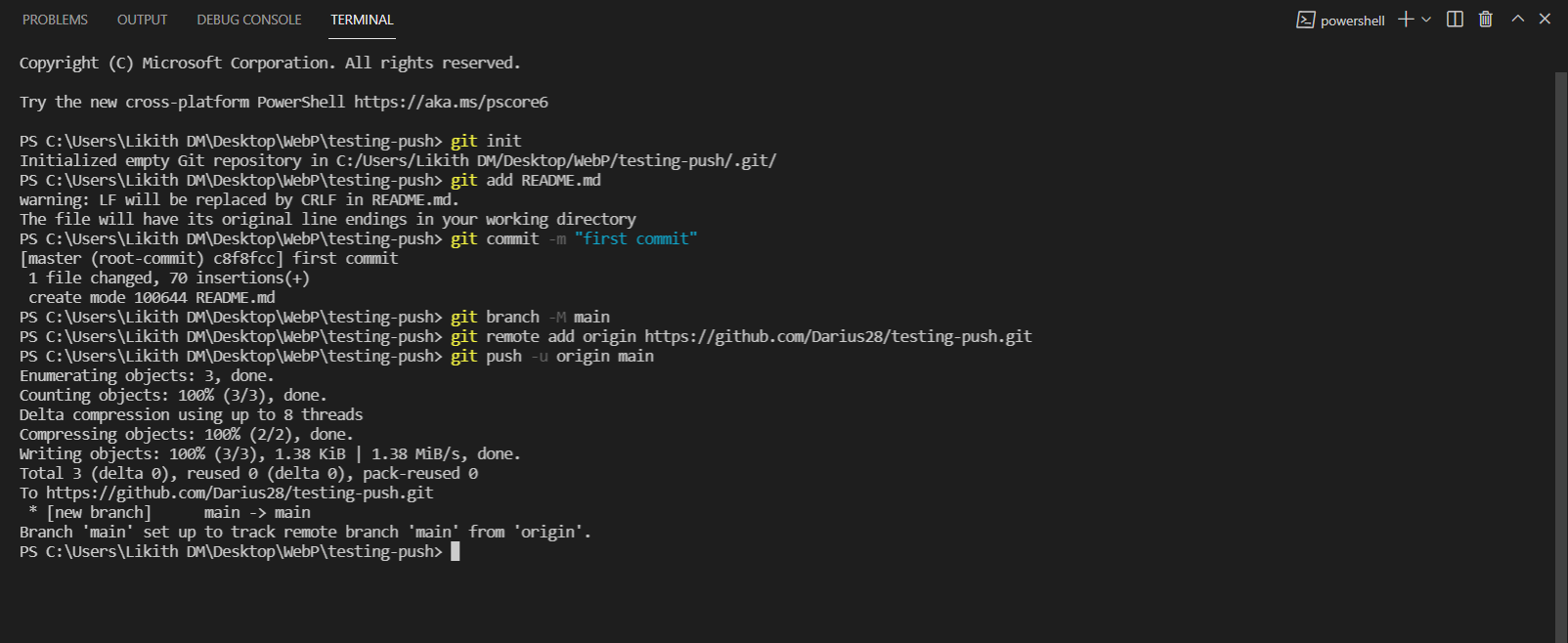 我正在嘗試將我的 create-react-app 代碼推送到 github，但它沒有推送任何代碼，只創建了一個自述檔案