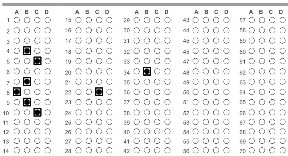 使用 Python OpenCV 檢測影像中的所有圓圈（光學標記識別）