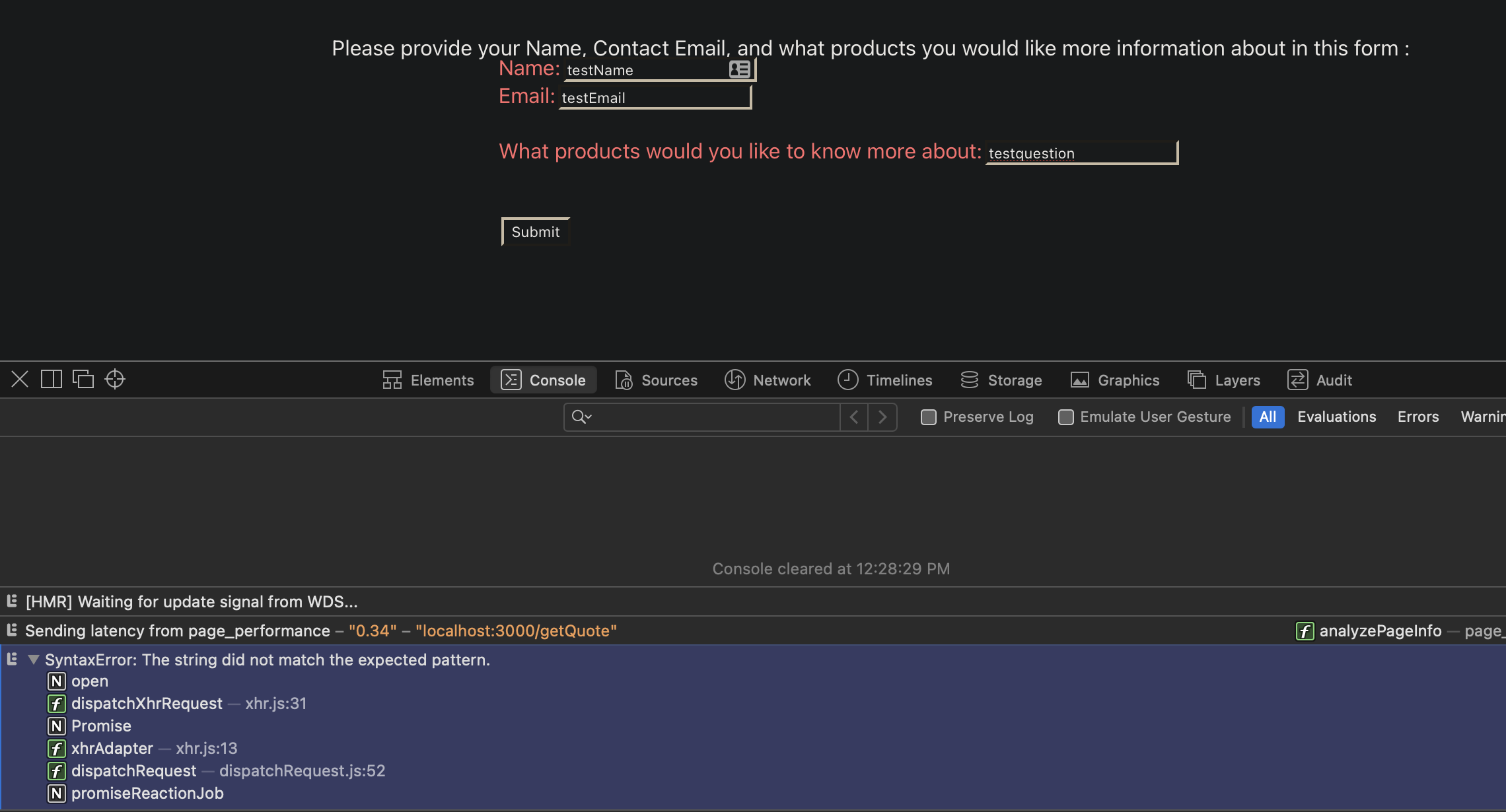 為什么在使用 React useState 時會在 onsubmit 事件上清除有效負載資料？這是對服務器端的 POST 請求