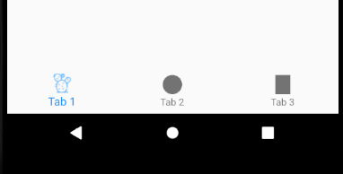 在 Xamarin C# android 中將選項卡式工具列放置到底部時未顯示圖示，它在添加底部傳輸代碼之前作業