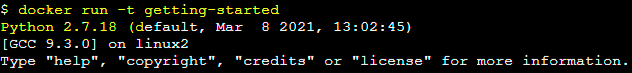 Docker：/usr/bin/python：在“.”中找不到“__main__”模塊