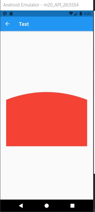 Flutter：帶容器的 CurveClipper