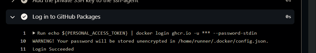 拉取網路 (ghcr.io/***/: 未授權 - Docker 和 Github 操作