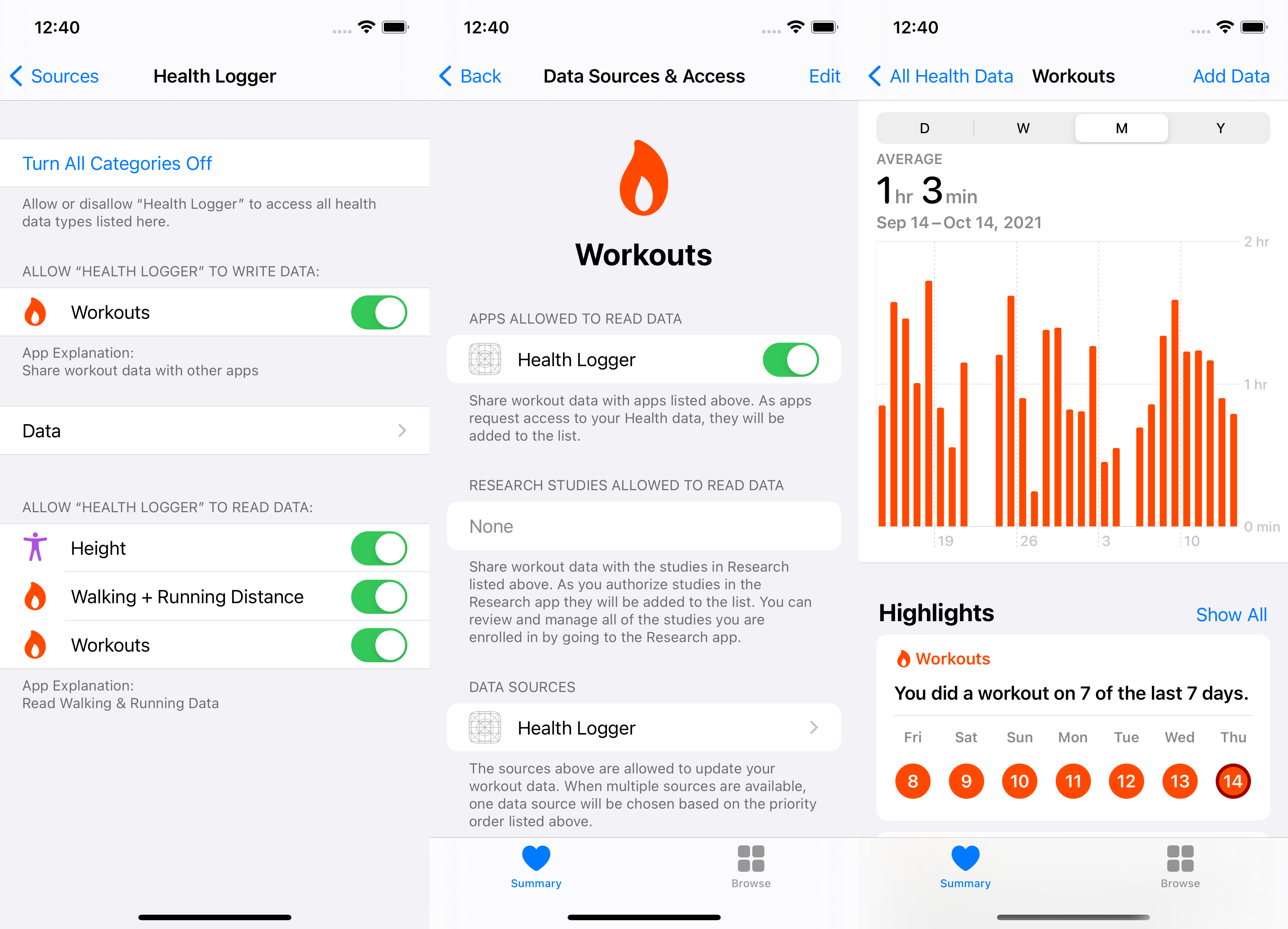 iOS 模擬器無法讀取我保存的健康資料