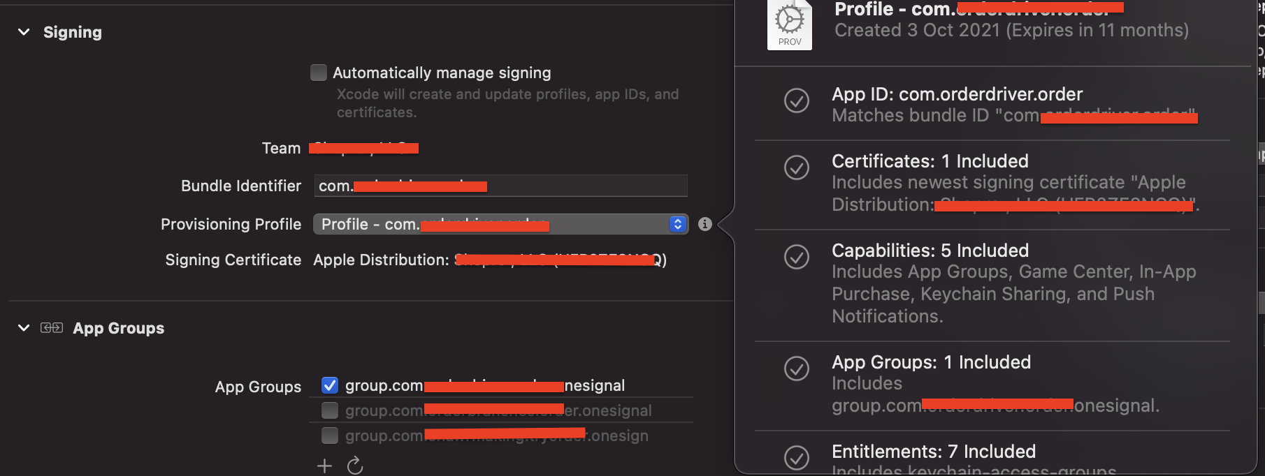 Xcode 13 - 找不到此可執行檔案的有效組態檔