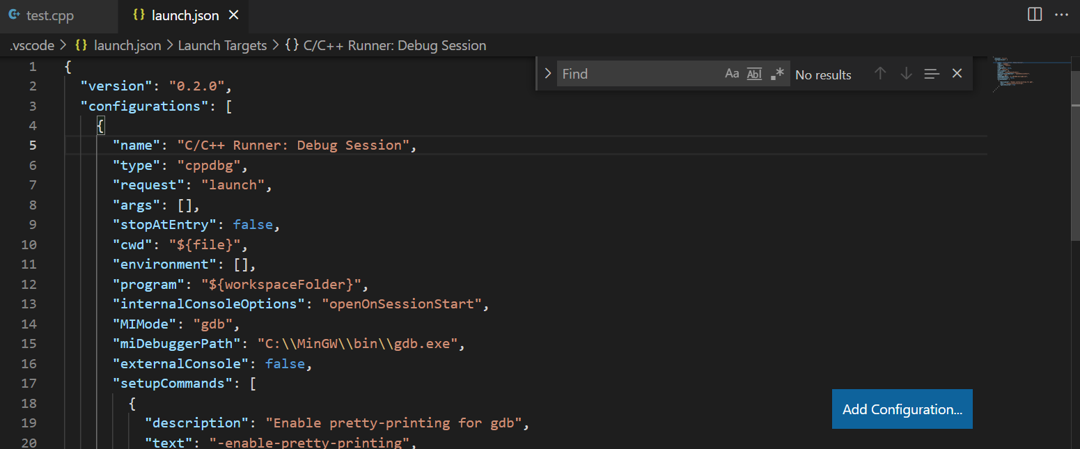 Vscode 運行時出現除錯器錯誤“啟動程式 *檔案/路徑* 不存在