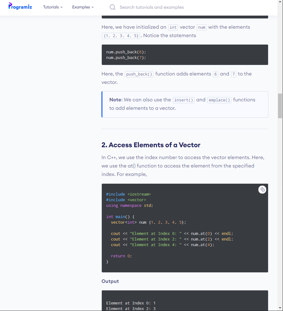 vector article doc