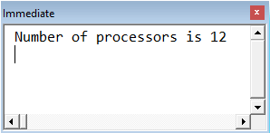 在 MS Access VBA 中獲取處理器核心數