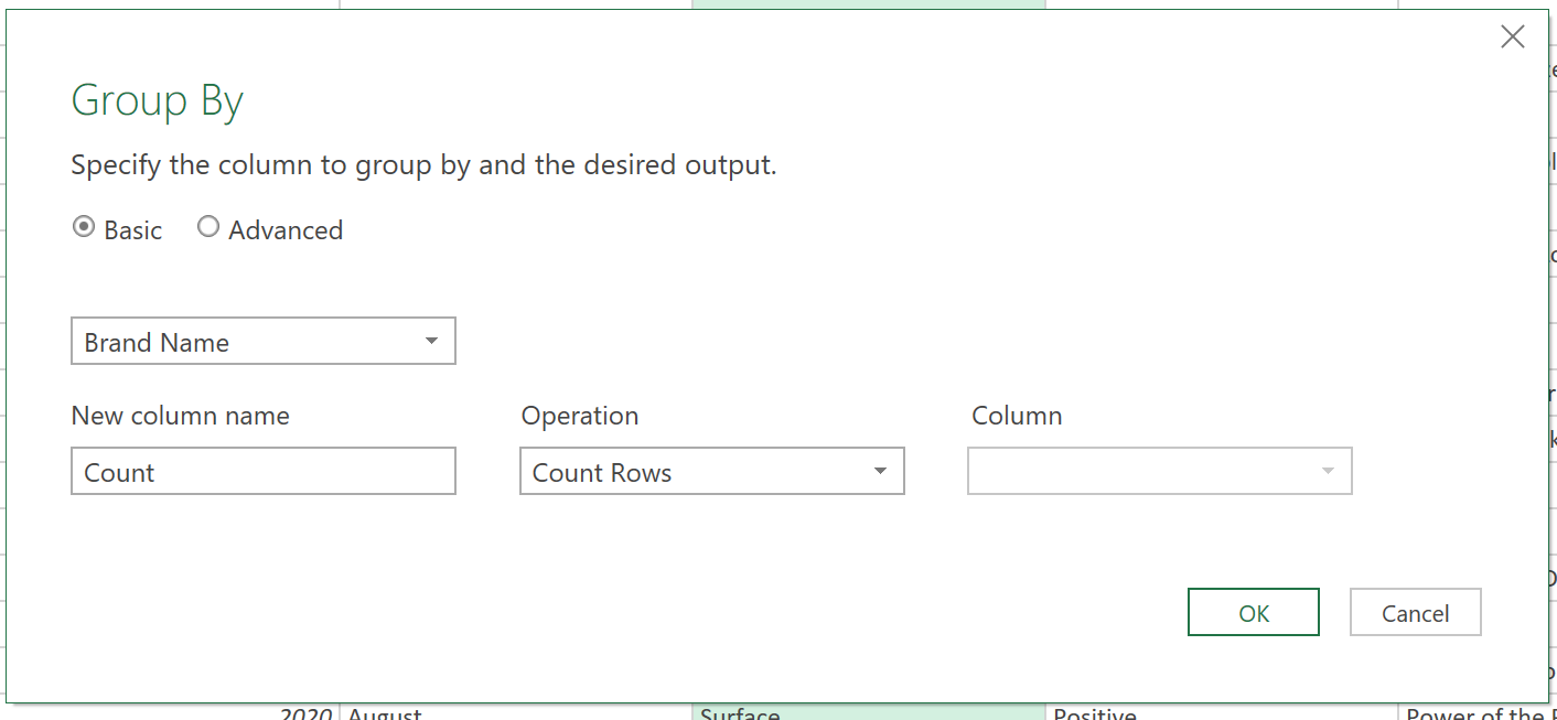 有沒有辦法從 Excel 中的列中匯總資料？