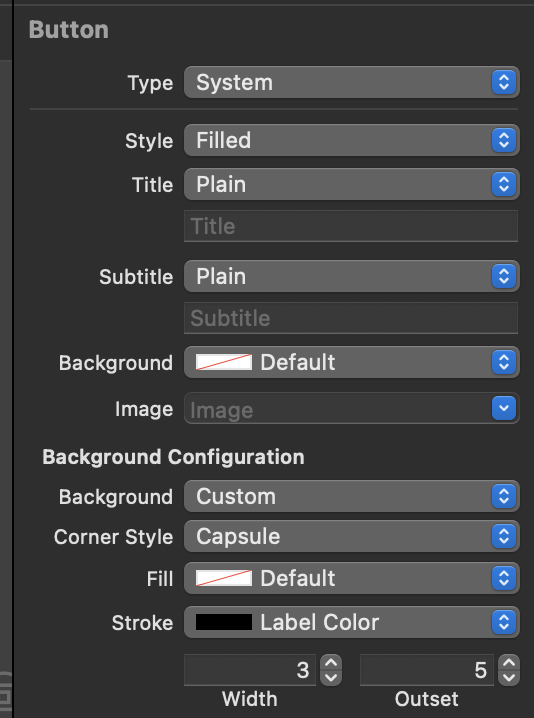 如何為 UIButton 設定 UIBackgroundConfiguration？
