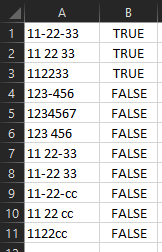 字串中數字字符數的資料驗證