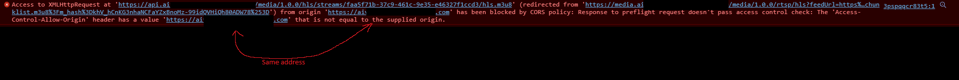 Access-Control-Allow-Origin 等于 origin 但瀏覽器仍然拒絕訪問......為什么？