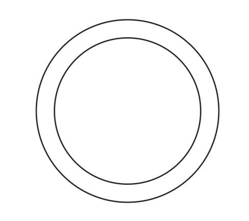 如何使用ggplot2在彼此內部繪制圓圈？