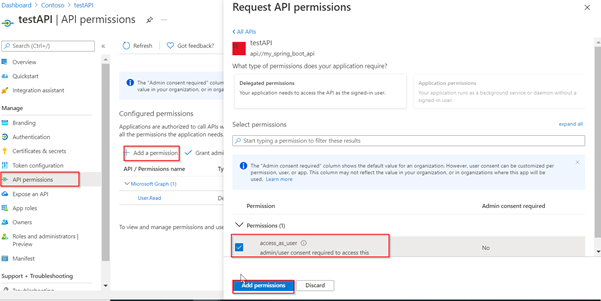 使用來自服務主體的 oAuth 令牌進行身份驗證，會產生“觀眾無效”錯誤