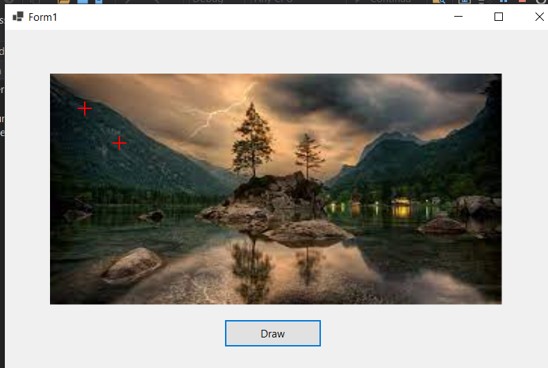 C# 使用 Graphics.DrawLine() 在 PictureBox 上繪制不適用于 Paint 事件