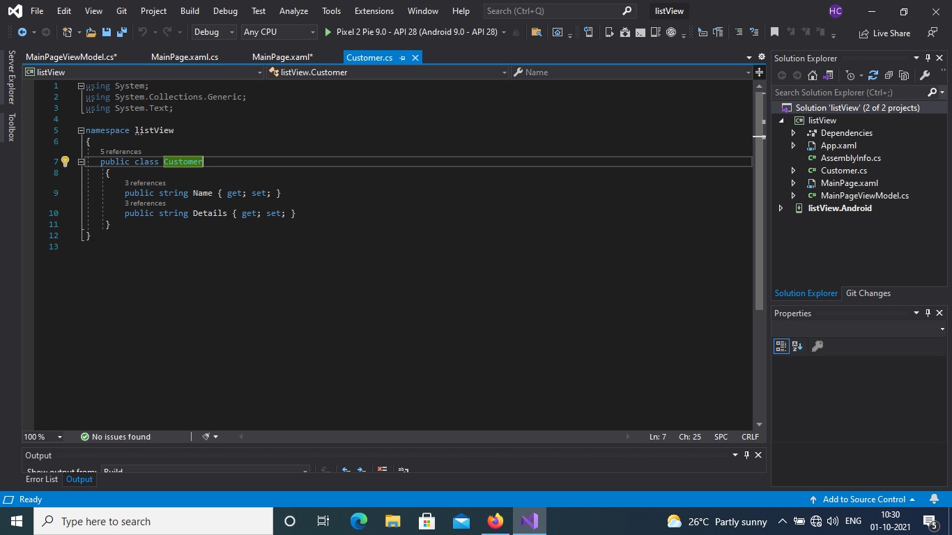 Xamarin ListView 系結似乎在更新的 VS 2019 16.11.3 中被破壞了。CollectionView 系結也是如此。有人可以調查一下嗎?