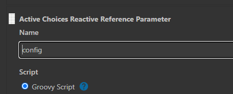 將 html 選擇值讀入 jenkins Active Choices Reactive 引數