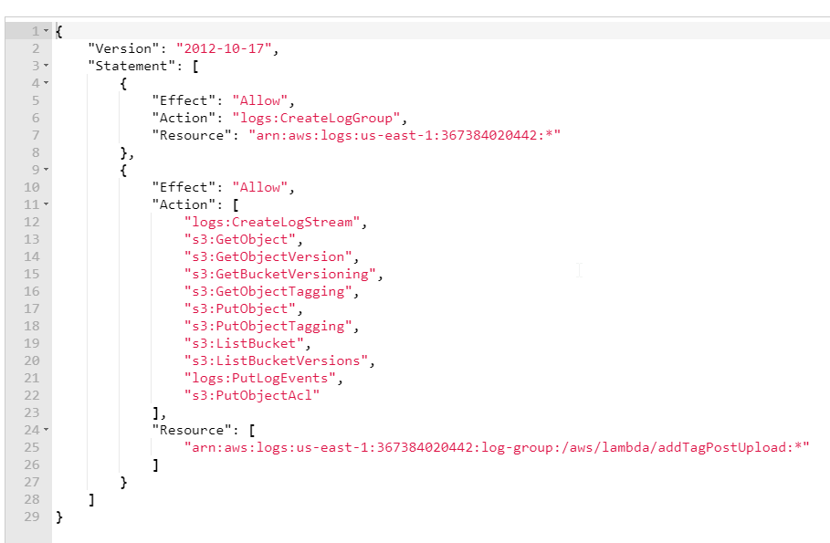 用于 PutObjectTagging 添加標簽后上傳的 Lambda 函式的 Amazon S3 權限被拒絕錯誤
